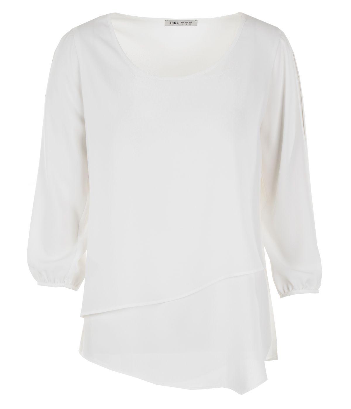 Chiffon blouse with layering effect 0